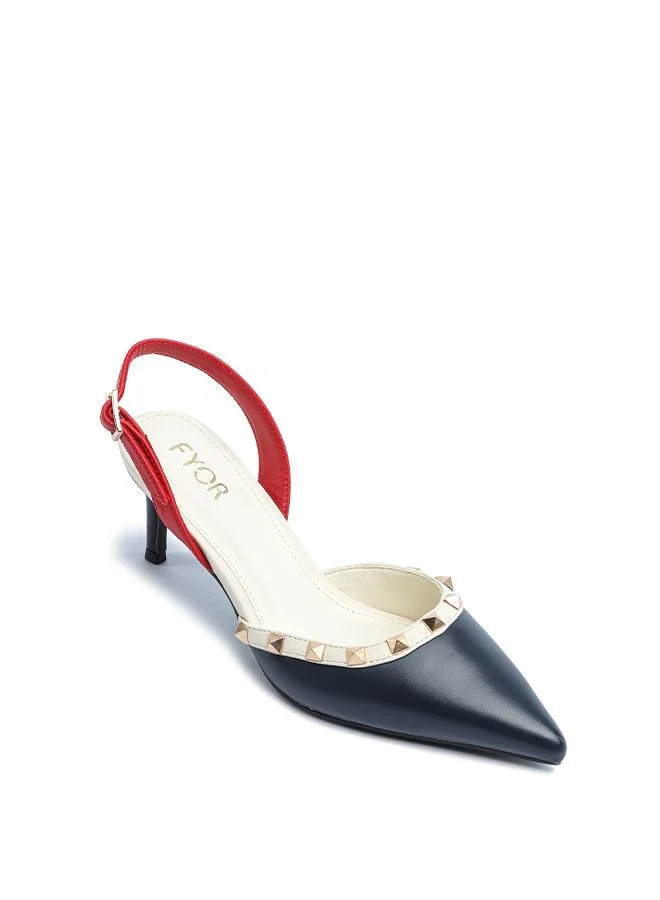 فايور Stylish Pointed Studded Pump AJ 004